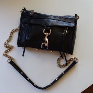 Rebecca Minkoff Black Mac Leather Bag